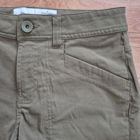 MEC Women’s Olive Green Hiking Shorts – Size 4 - Picture 2 of 5